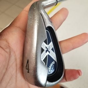 Callaway X18R 4 IRON RH STEEL SHAFT GOOD GRIP